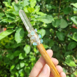 Clear quartz wand